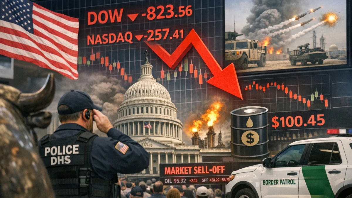 Wall Street Stocks Fall Amid Rising Iran War Tensions