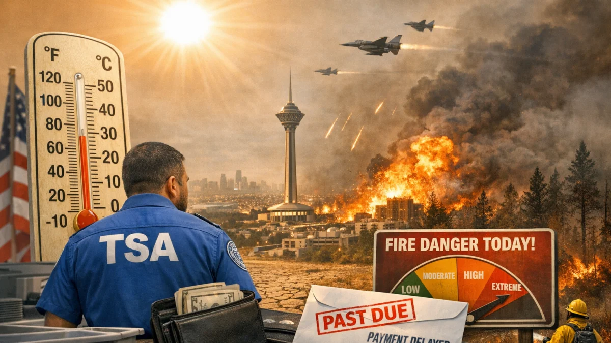 Persistent Heat and Fire Danger Threatens Millions of Americans