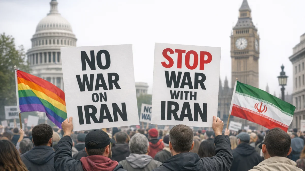 Protests Against Iran War Grow in US and European Cities