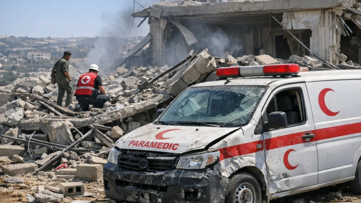 Paramedic Killed in Israeli Strike on Southern Lebanon Position