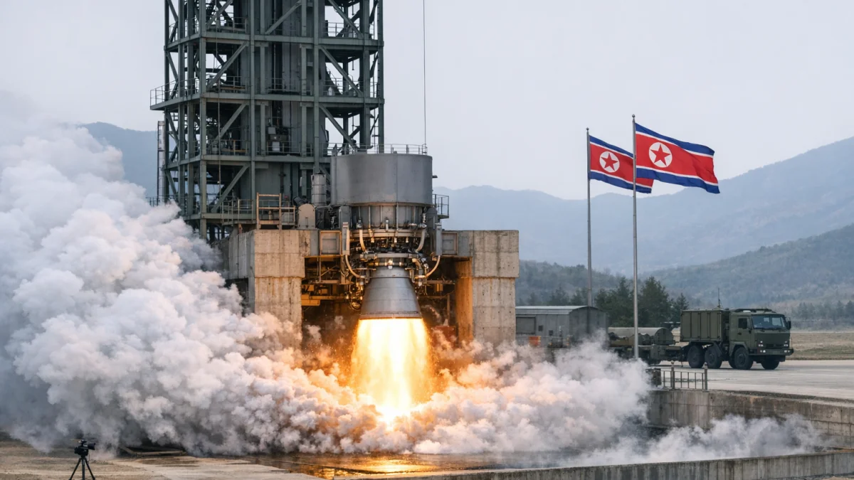 North Korea Tests Missile Engine Capable of Reaching US Mainland