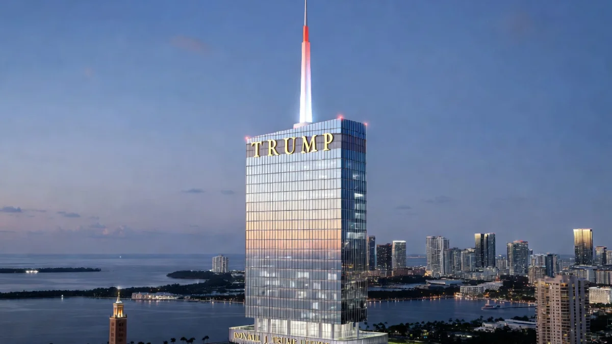 Trump Unveils Renderings Of Planned Presidential Library Tower