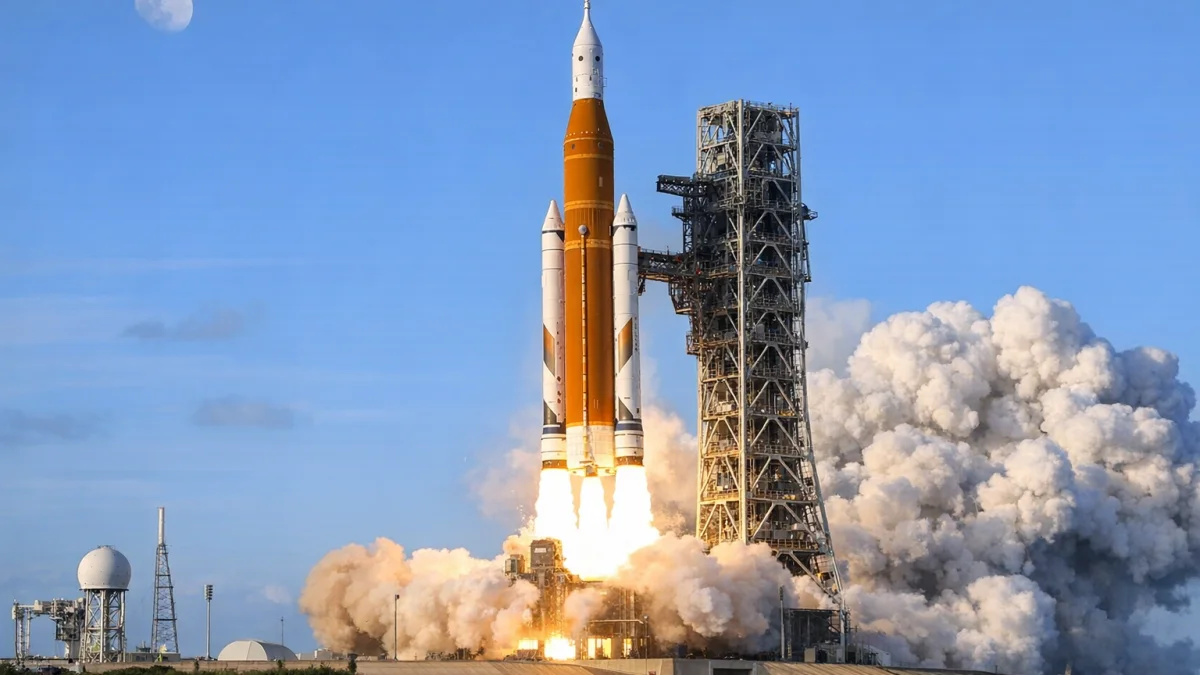 NASA launches first crewed Artemis II moon mission since 1972