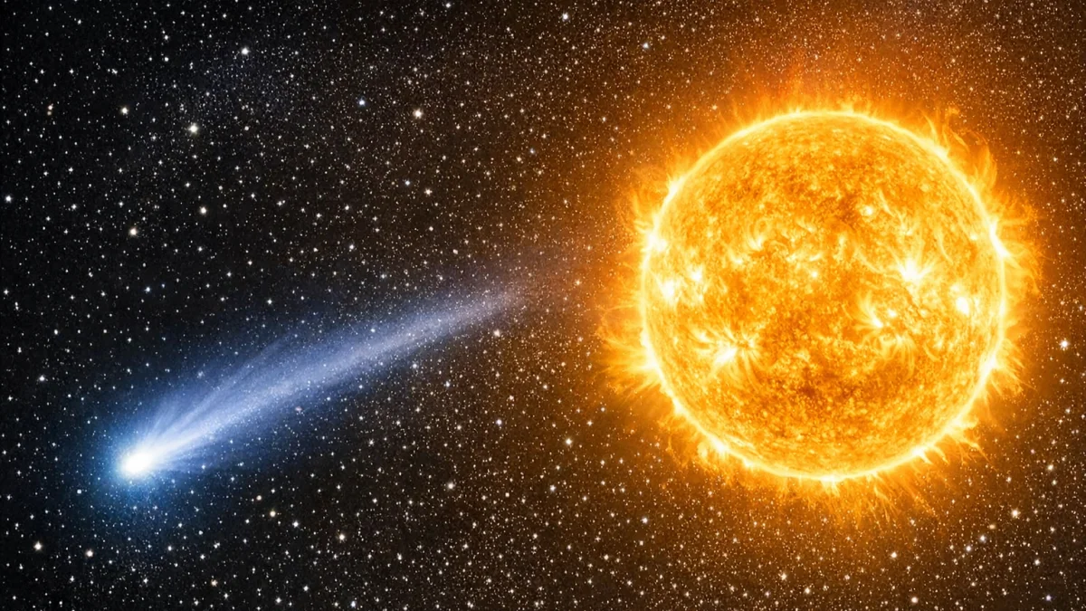 Rare sungrazing comet approaches Sun with potential disintegration risk