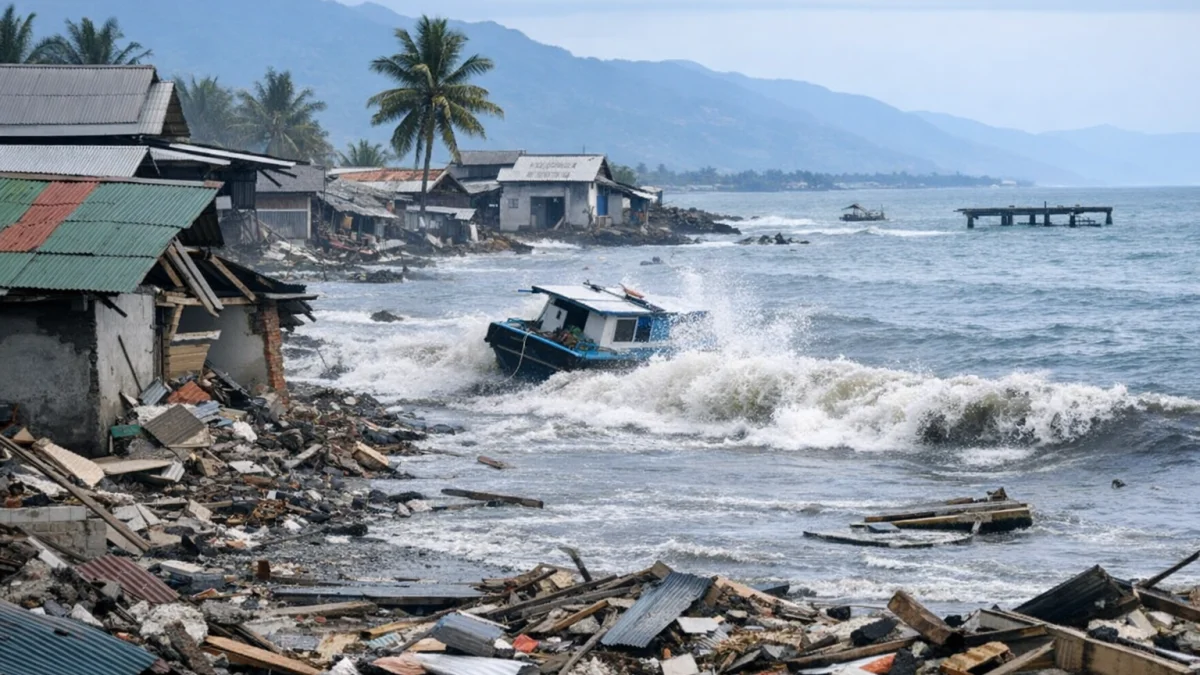 Indonesia Earthquake Kills One And Triggers Small Tsunami Waves