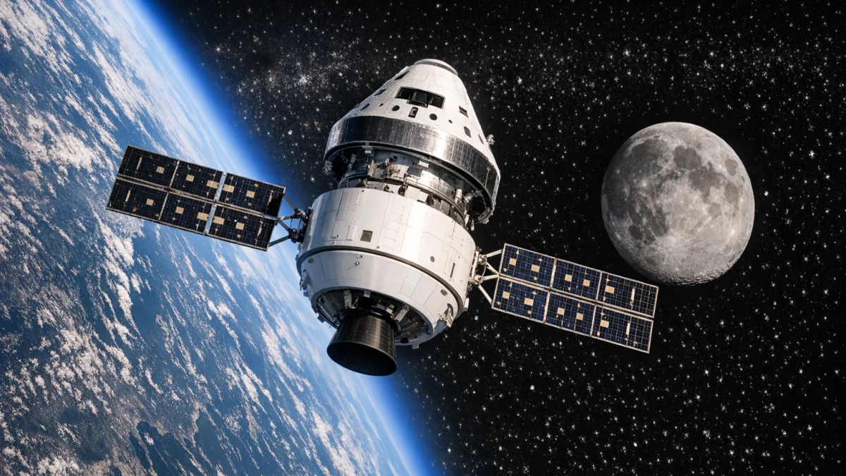 NASA Artemis II Crew Completes Earth Orbit Maneuver Toward Moon