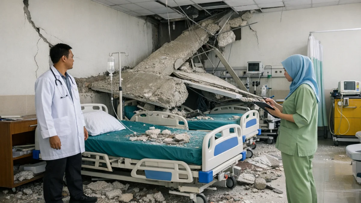Hospitals Assess Damage After Strong Earthquake In Northern Indonesia