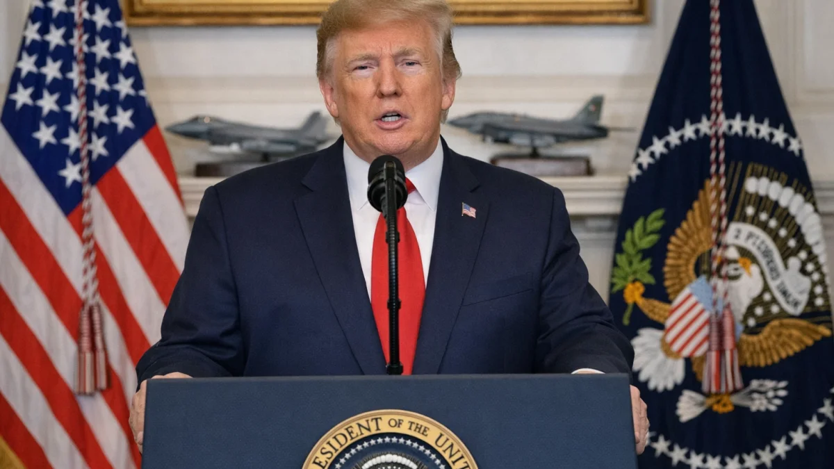 President Trump Announces Suspension of Bombing Campaign Against Iran