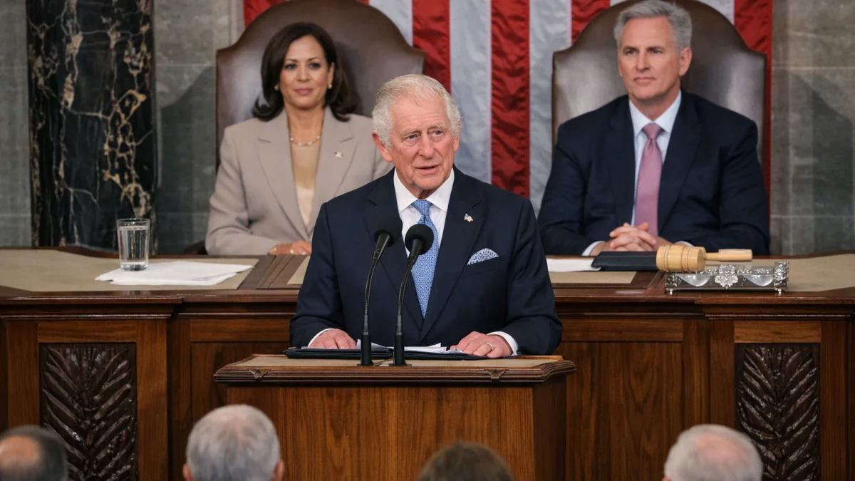 King Charles III Addresses US Congress During State Visit to Washington