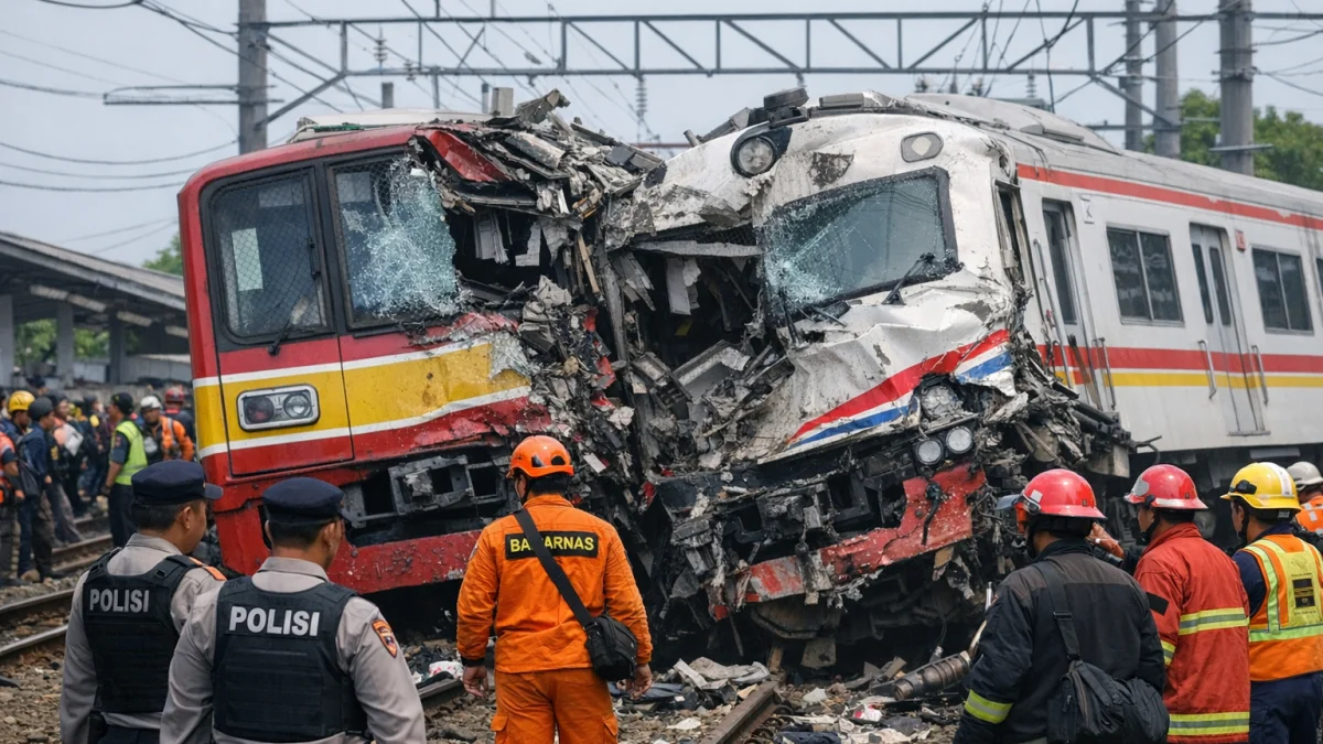 Indonesia Train Collision Kills Multiple Passengers Near Bekasi Station