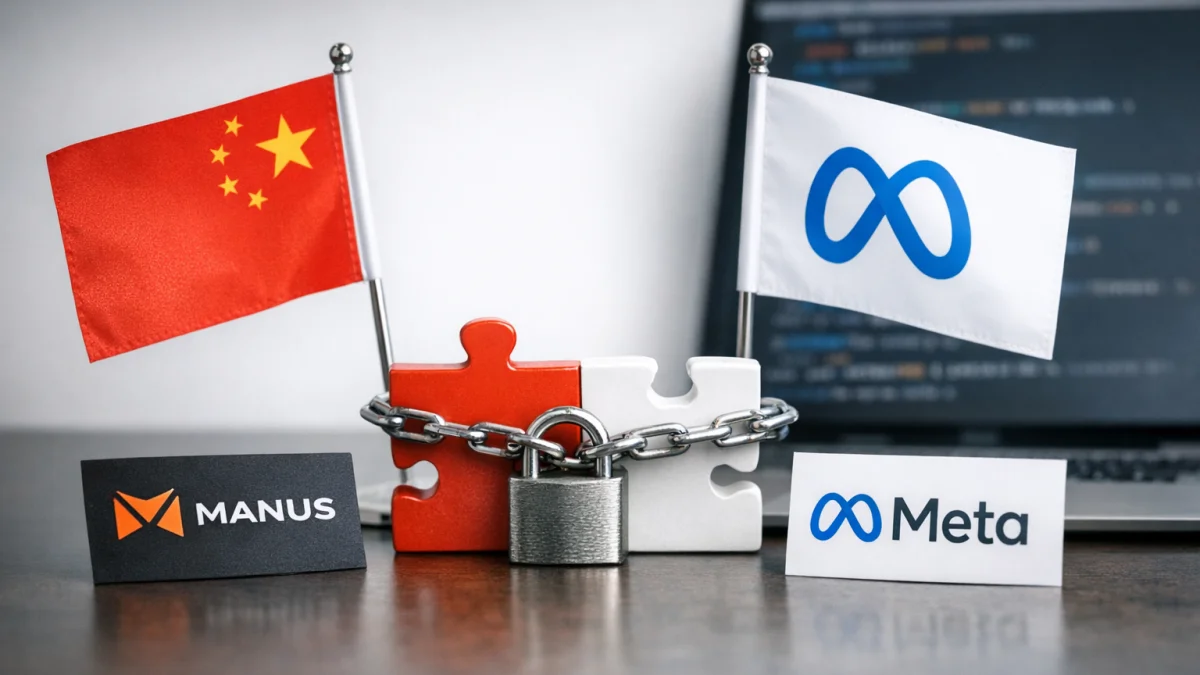 China Blocks Meta Acquisition of AI Firm Manus in Major Tech Deal