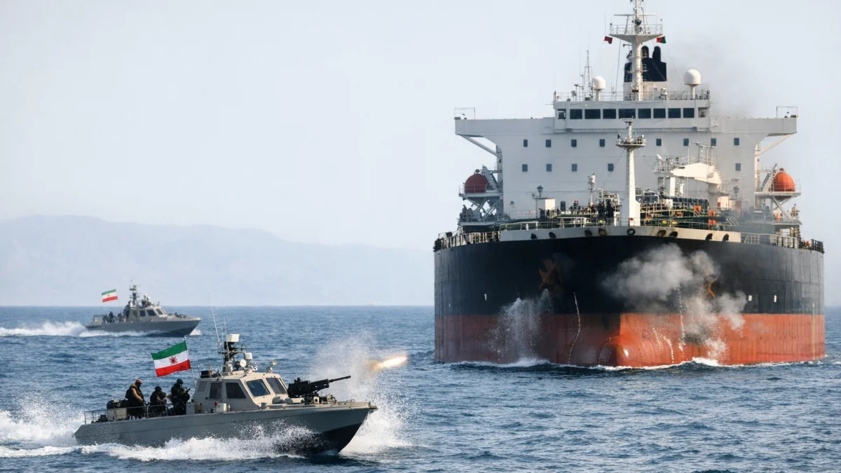 Iranian Gunboats Fire on Tanker in Strait of Hormuz