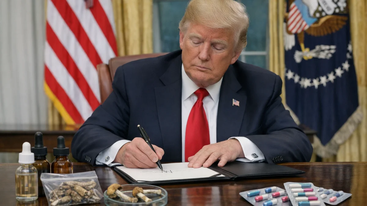Trump Signs Executive Order Accelerating Psychedelics Treatments