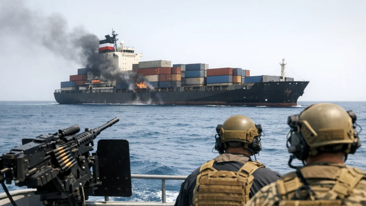 Trump Says US Forces Fired on Iranian Cargo Ship