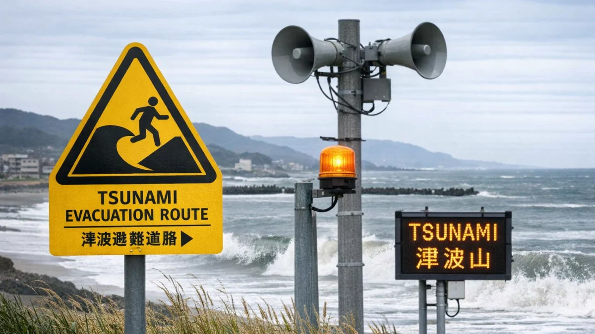 Tsunami Warnings Issued Following Japan Earthquake