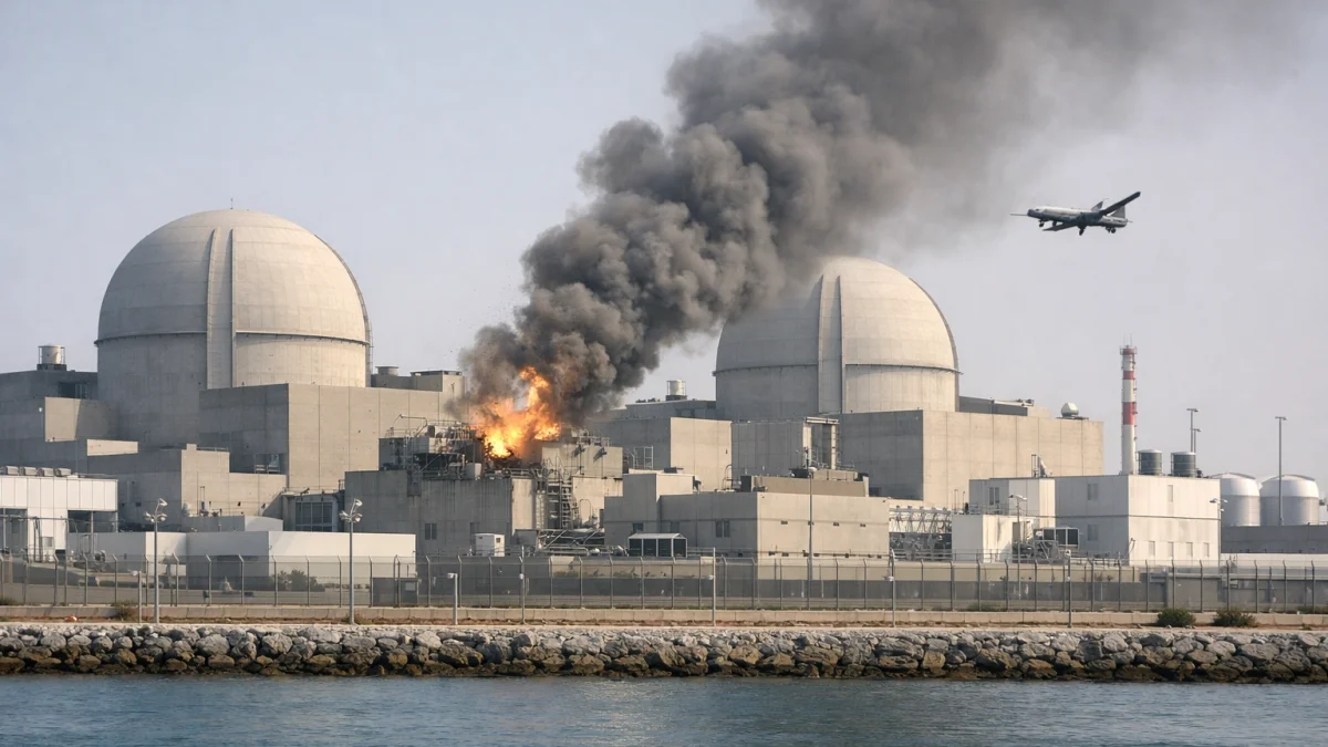 Drone Strike Hits UAE Nuclear Facility Near Abu Dhabi