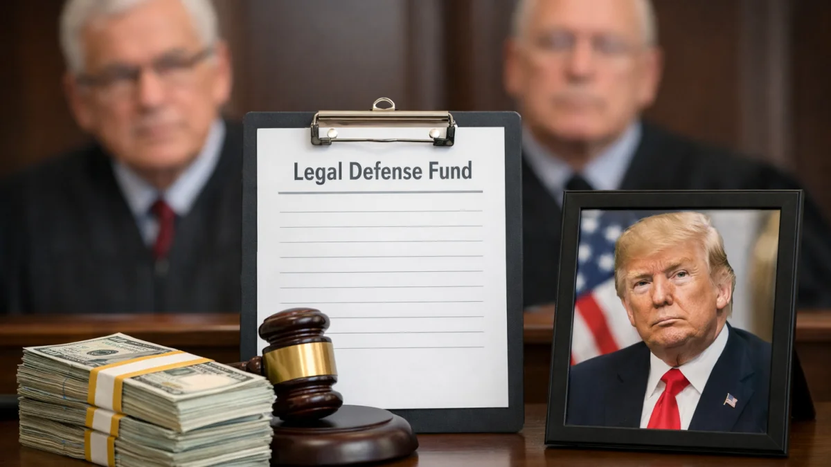 Former Judges Challenge Trump Legal Defense Fund Practices