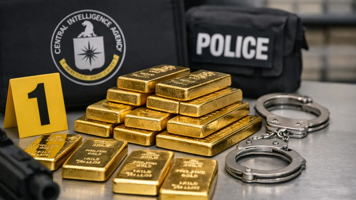 CIA Official Arrested After $40 Million Gold Bars Seized