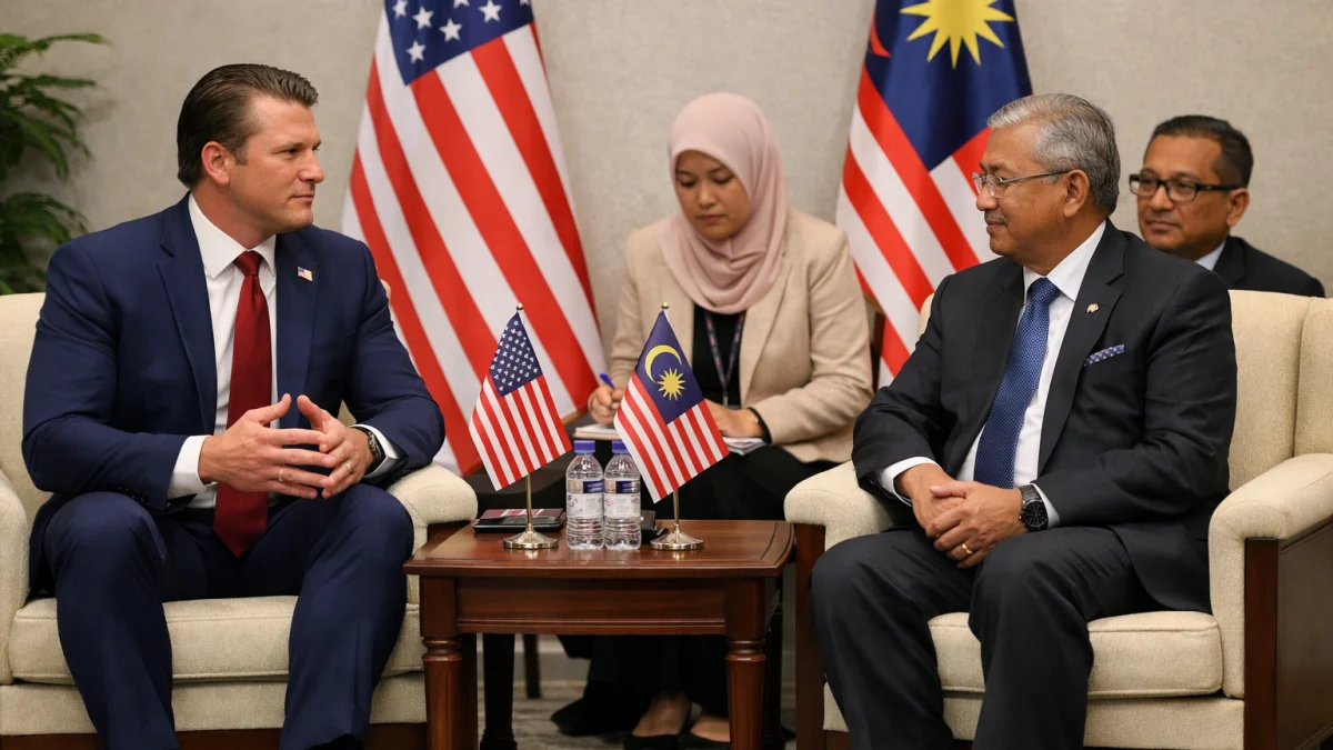 Hegseth Meets Malaysian Officials During High-Stakes Asia Visit