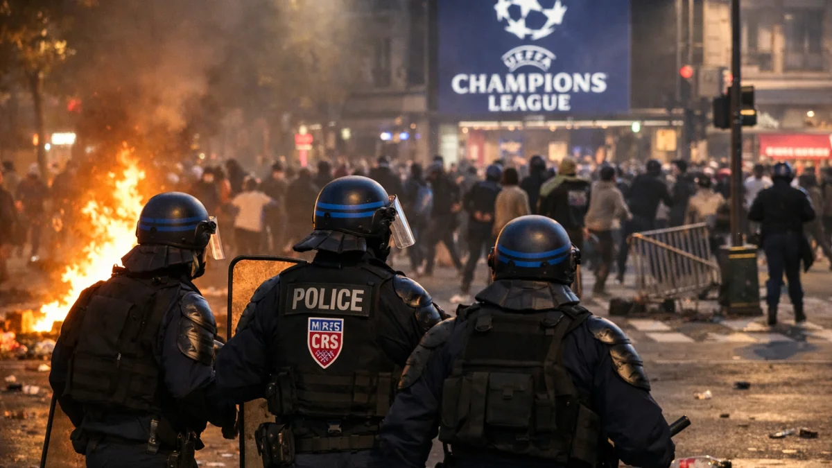 Hundreds Arrested After Champions League Riots Injure Police in France