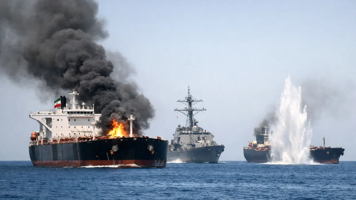 US Forces Strike Two More Iranian Tankers in Strait of Hormuz