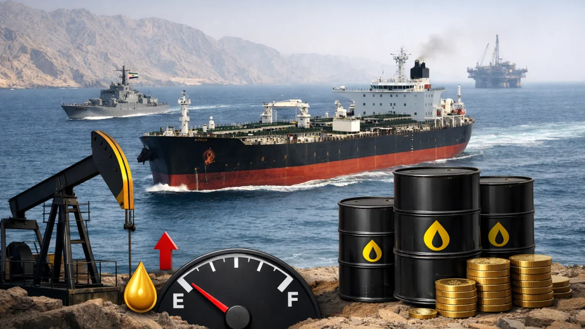 Oil Prices Surge as Iran Clashes Disrupt Strait of Hormuz Shipping