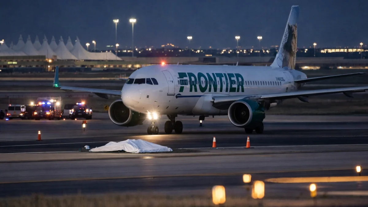 Frontier Airlines Jet Strikes and Kills Person on Denver Airport Runway