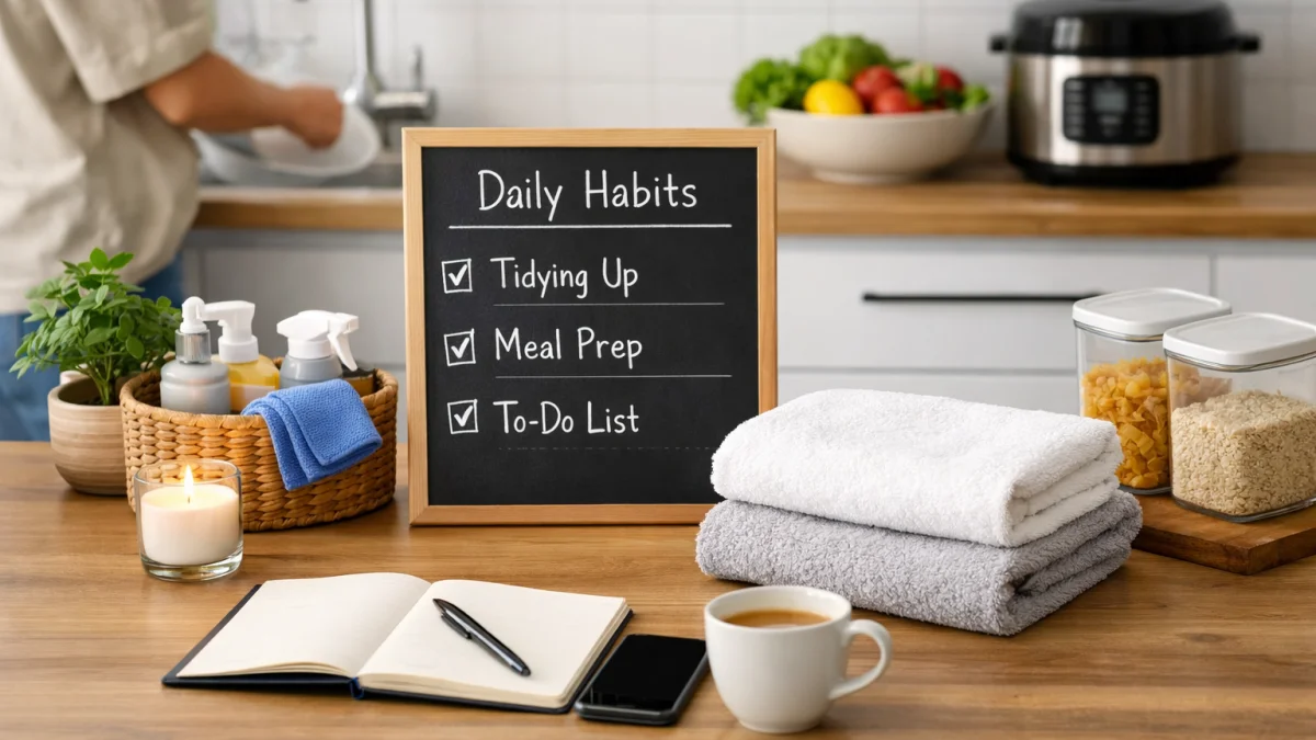 How to Create Daily Habits That Reduce Household Stress