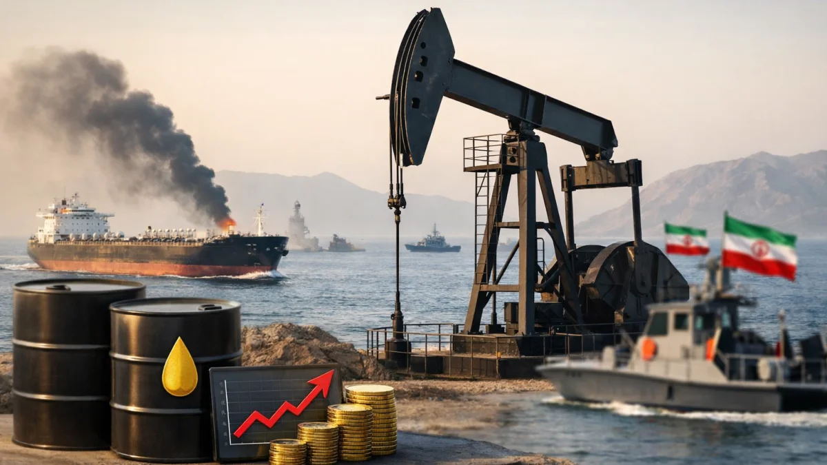 Oil Prices Surge Sharply After Renewed Iran Tensions in Hormuz