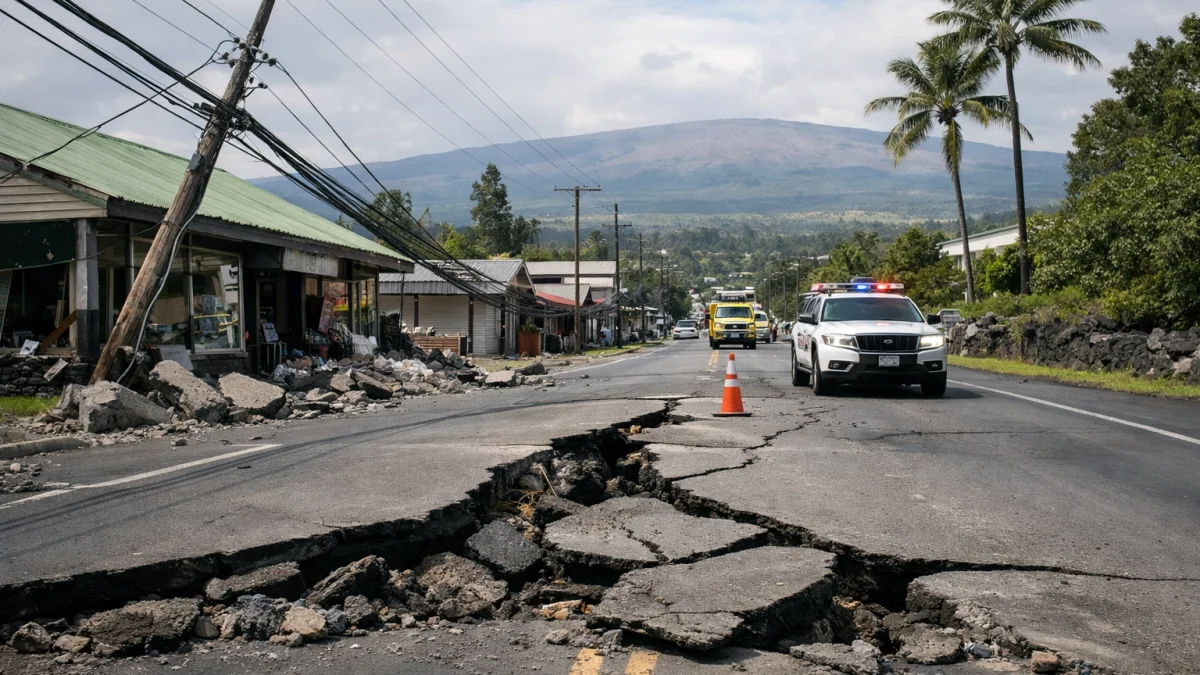 Strong 6.0 Earthquake Shakes Hawaii Island, No Tsunami Expected