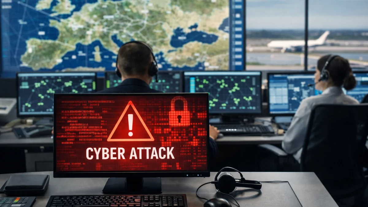 Massive Cyber Attack Disrupts Air Traffic Control Systems Across Europe