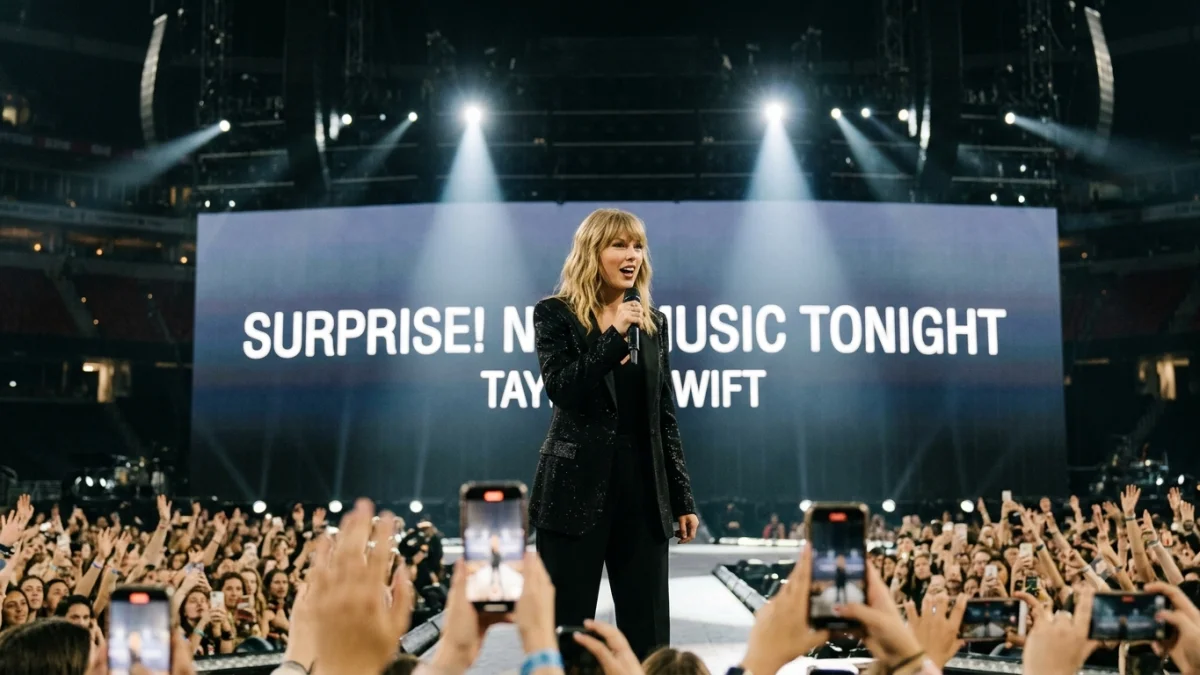Taylor Swift Announces Surprise Release of New Music