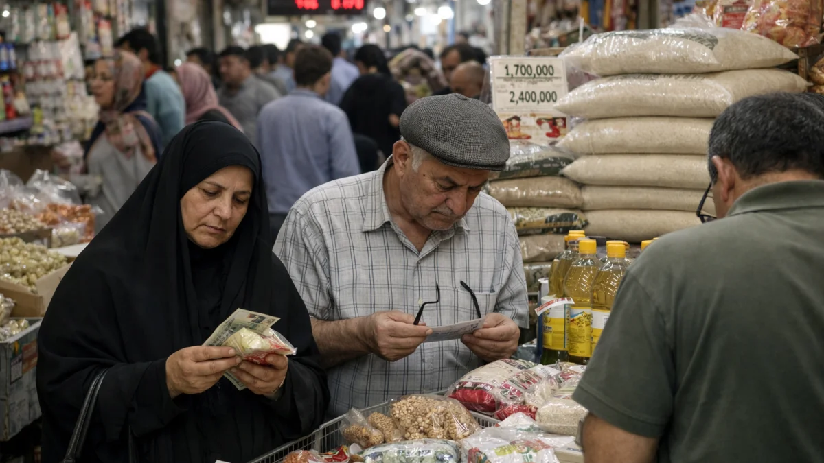 Iran's Annual Inflation Rate Climbs to Fifty-Eight Percent