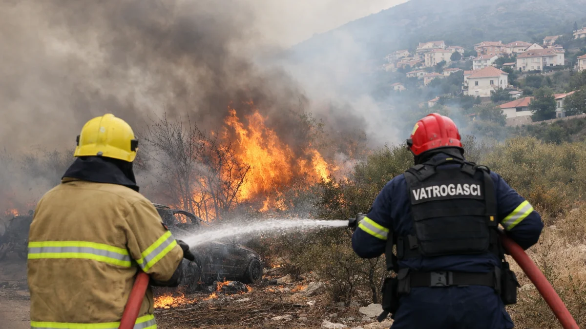 Europe Battles Record Heat as Wildfires Spread Across Balkans