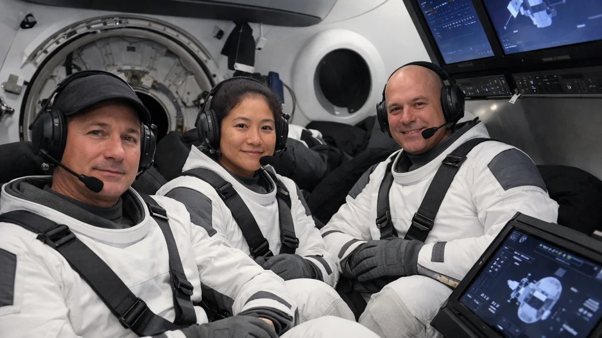 ISS Astronauts Shelter in SpaceX Dragon Amid Worsening Air Leak