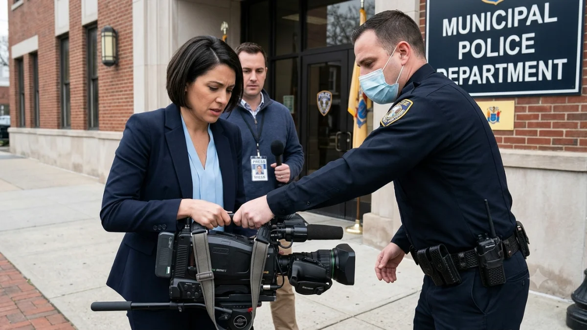 New Jersey Police Sergeant Charged in Journalist's Camera Theft