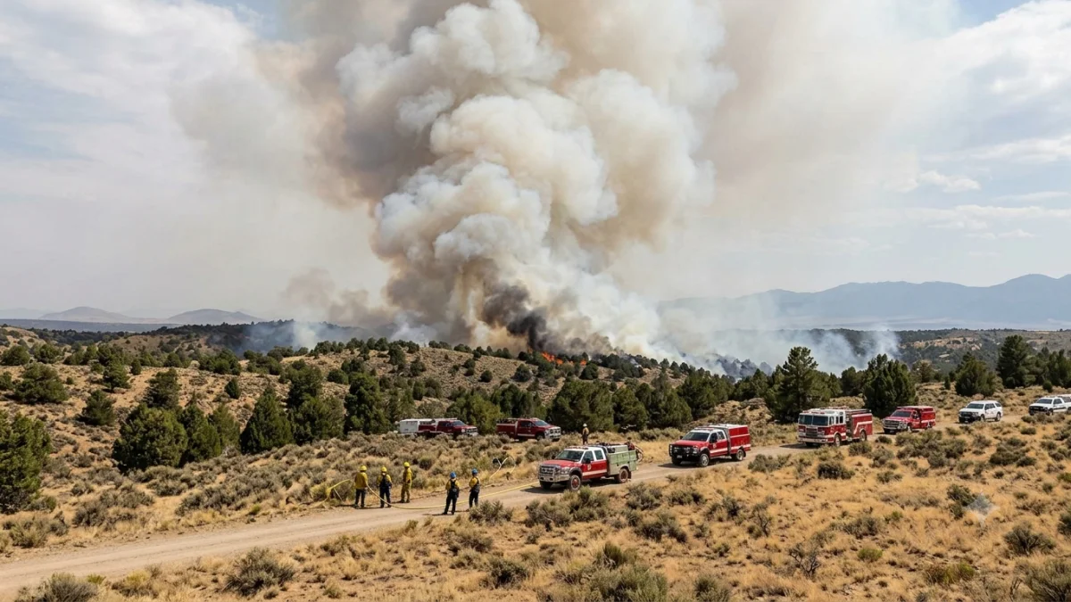 Wildfires Burn Thousands of Acres Across Western United States