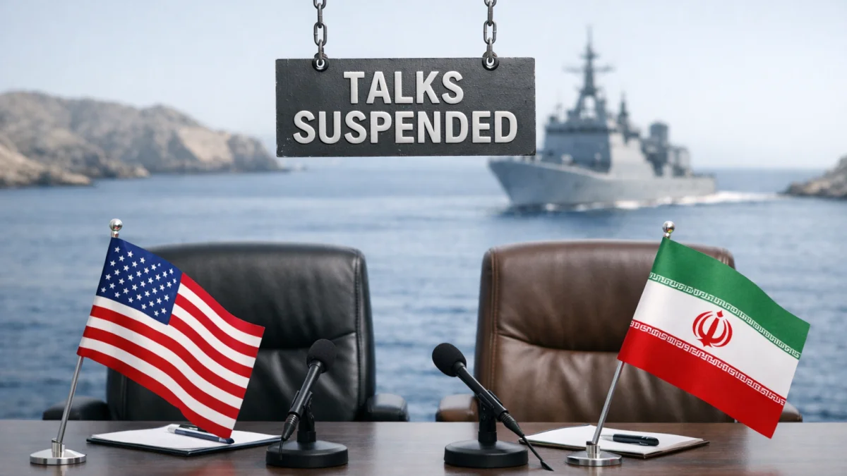 Iran Suspends Peace Talks With US Over Strait of Hormuz Tensions