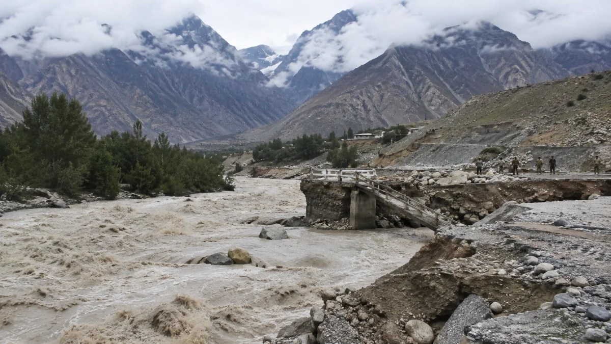 Glacier Burst Triggers Flooding in Pakistan's Gilgit Region
