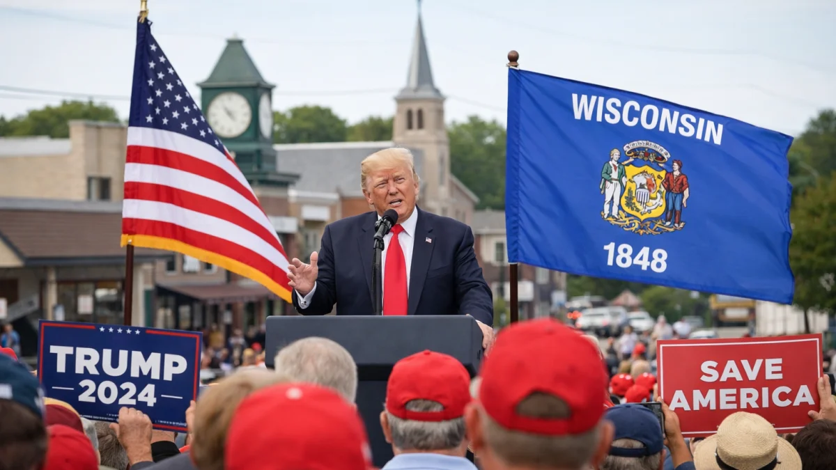 Trump Campaigns in Key Wisconsin District Ahead of Midterms