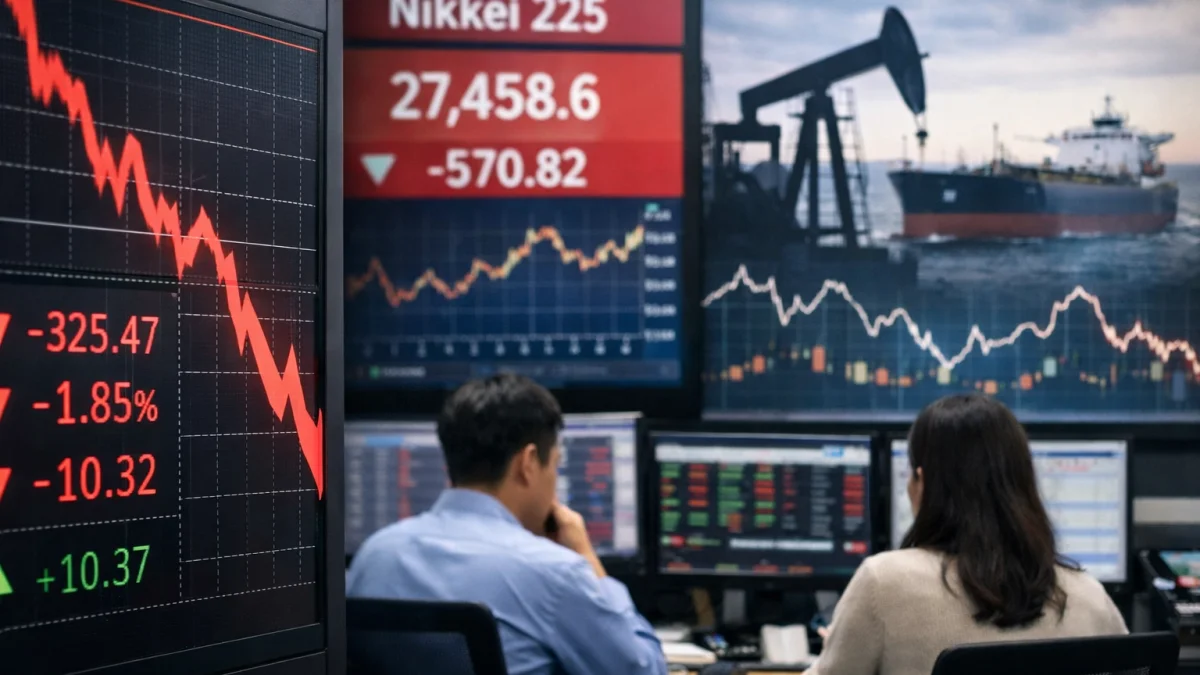 Asian Markets Hit by Tech Sell Off and Oil Volatility
