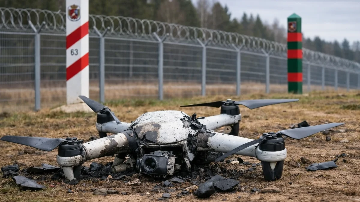 Latvia Reports Drone Shot Down Near Russian Border