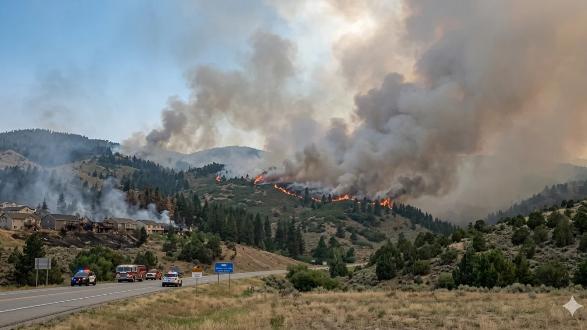 Wildfires Force Evacuations in Western US States