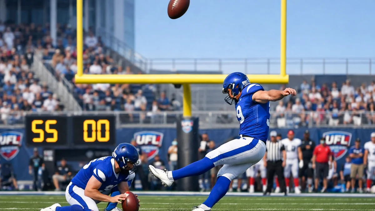 UFL Kicker Achieves Historic Field Goal Feat