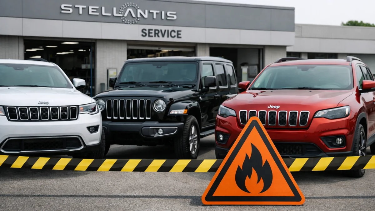 Stellantis Recalls Over One Million Jeeps for Fire Risk