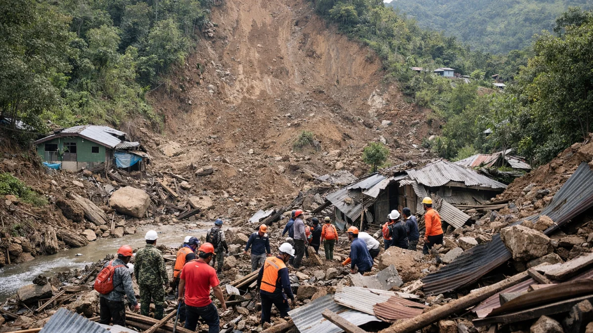 Landslide Follows Earthquake in Philippines Causing Additional Casualties