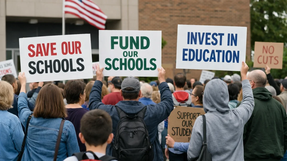 Protests Erupt Over Potential School Funding Changes Nationwide