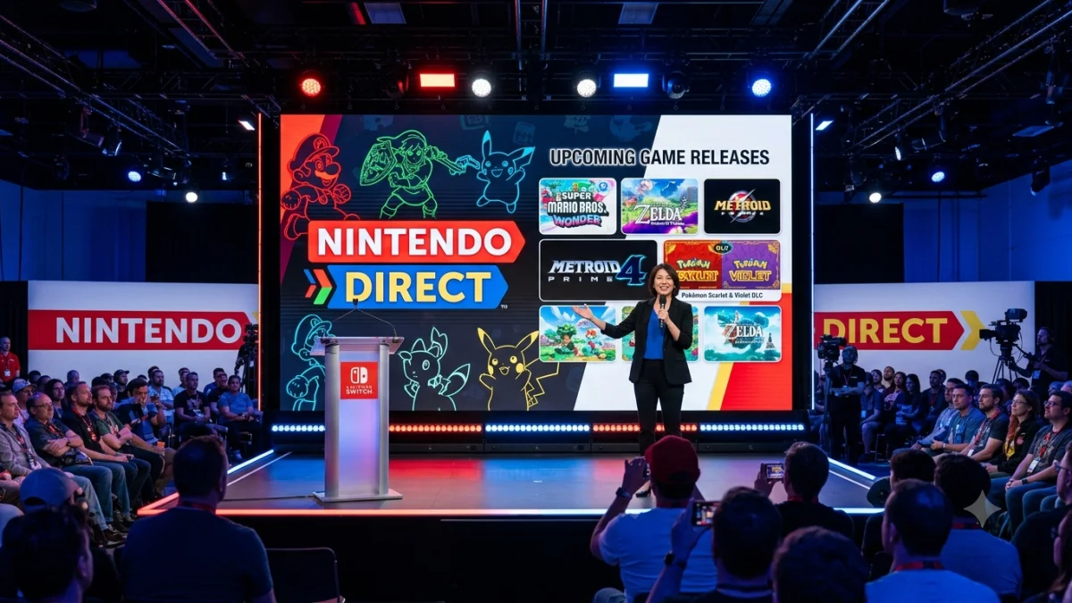 Nintendo Direct Event Highlights Upcoming Game Releases