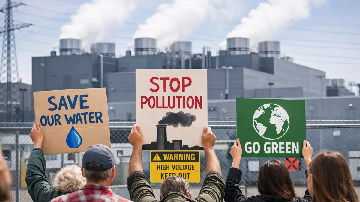 Data Center Projects Spark Protests Over Environmental Impacts