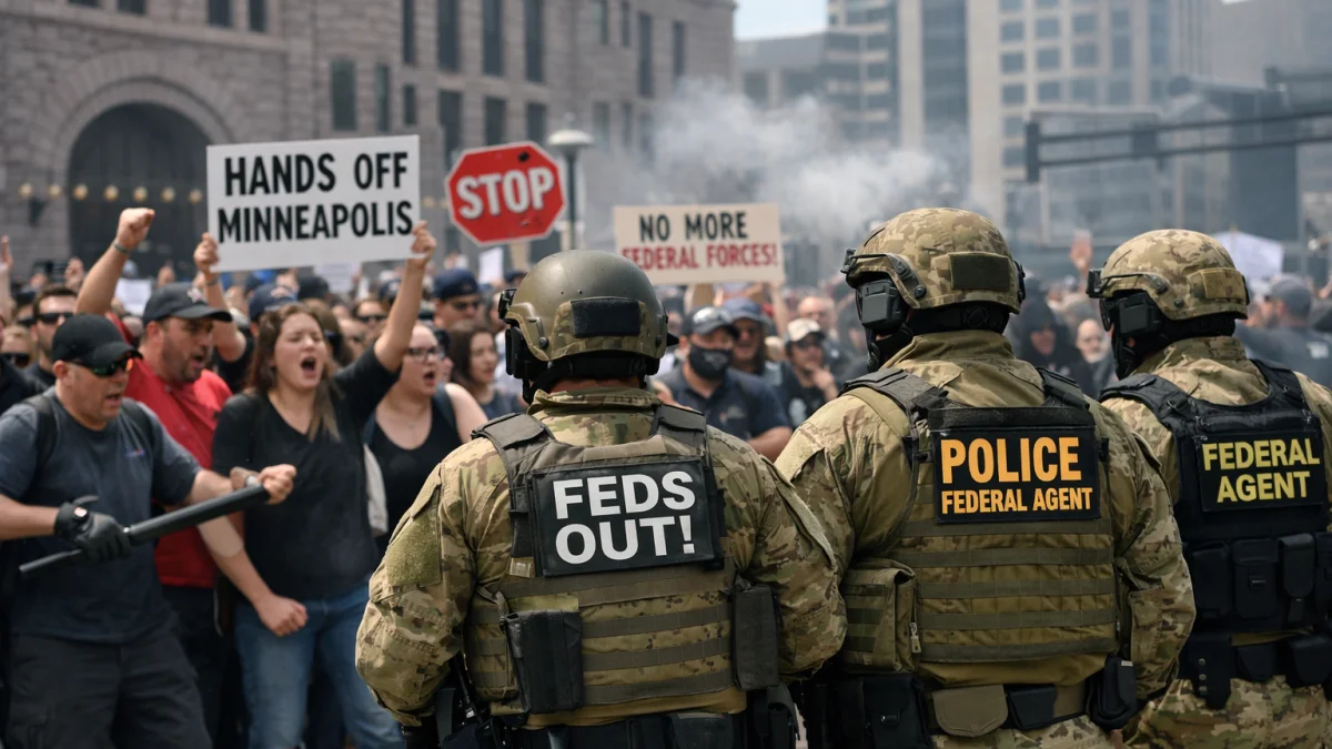 Protests Erupt Over Federal Agents Deployed to Minneapolis